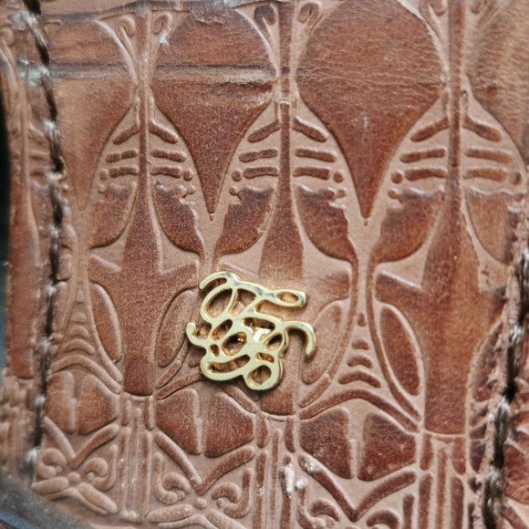 Mens Ted Baker tan leather suede oxfords with pink laces. Size 9.5 - Picture 8 of 9